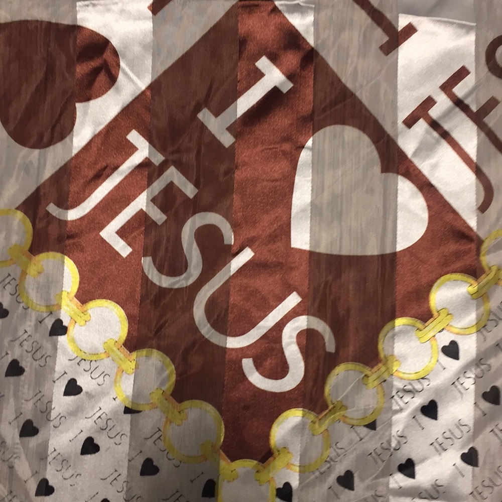 Brand New I 🖤Jesus Scarf - Picture 4 of 5